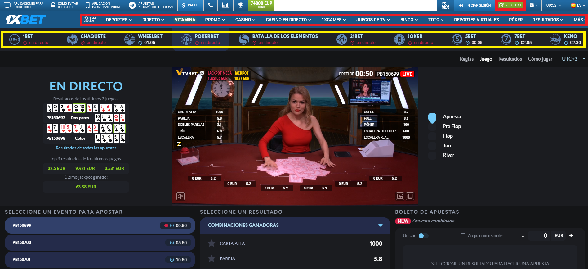 Como registrarse en 1xbet mobi